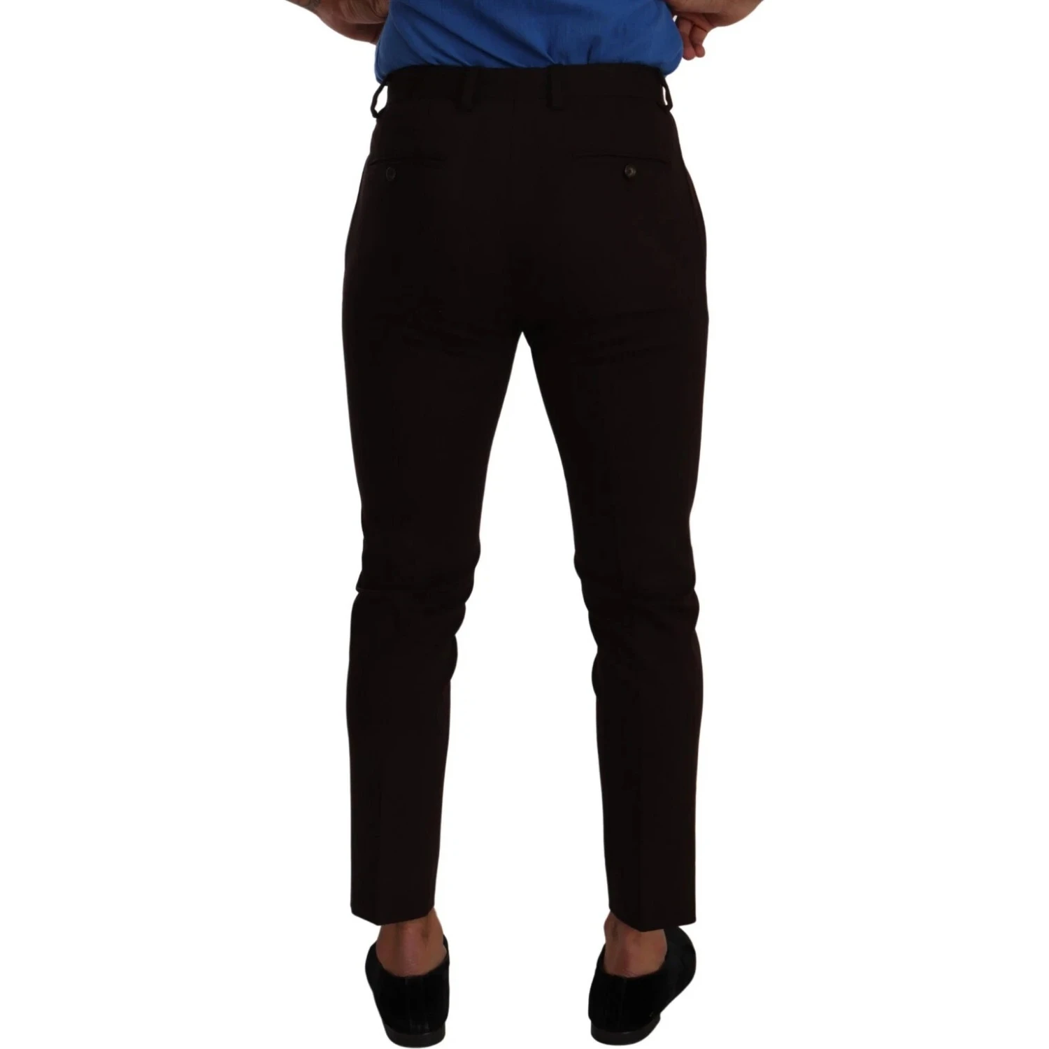 Bordeaux Cotton Stretch Skinny Trouser
