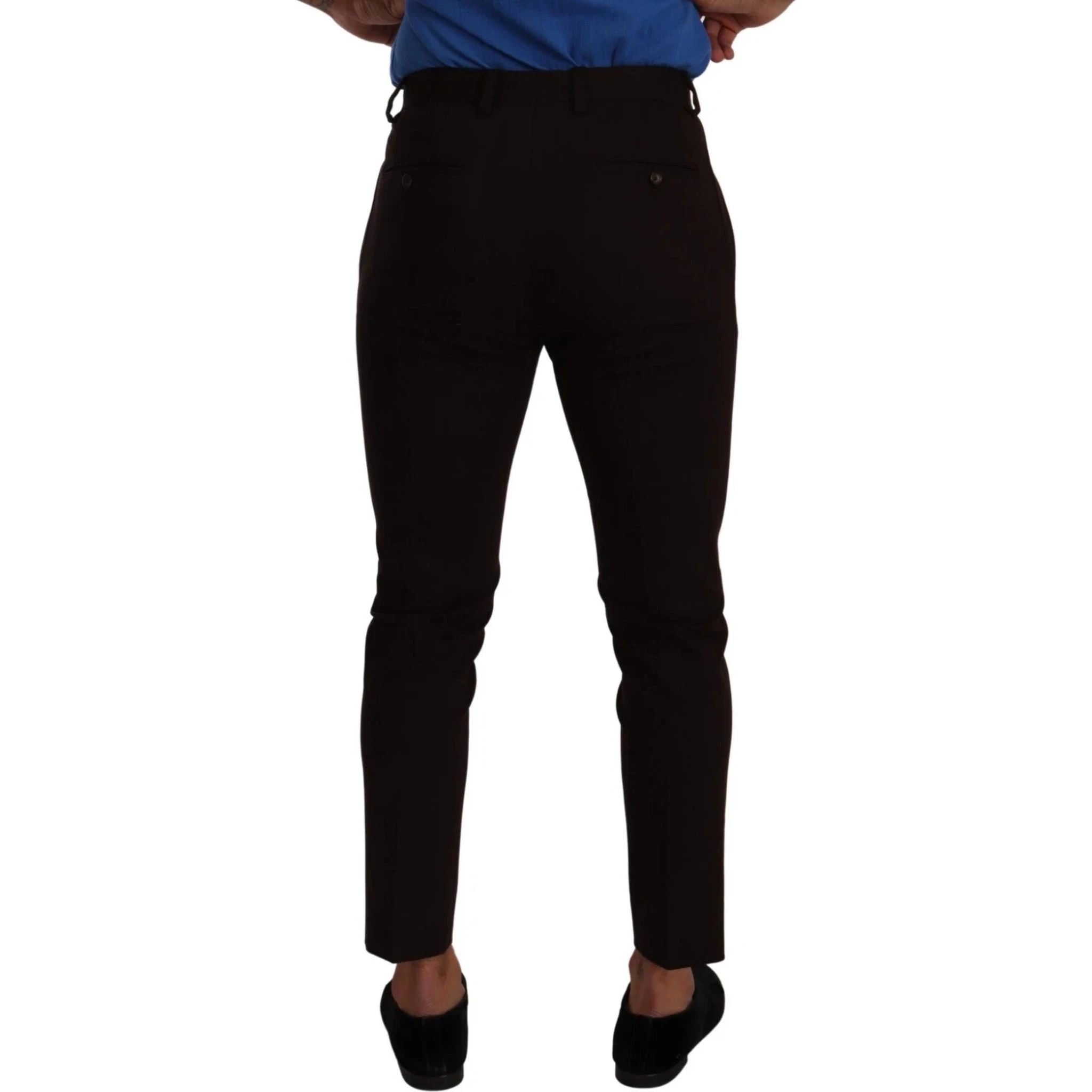 Bordeaux Cotton Stretch Skinny Trouser