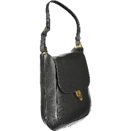 Black Leather Women Handbag