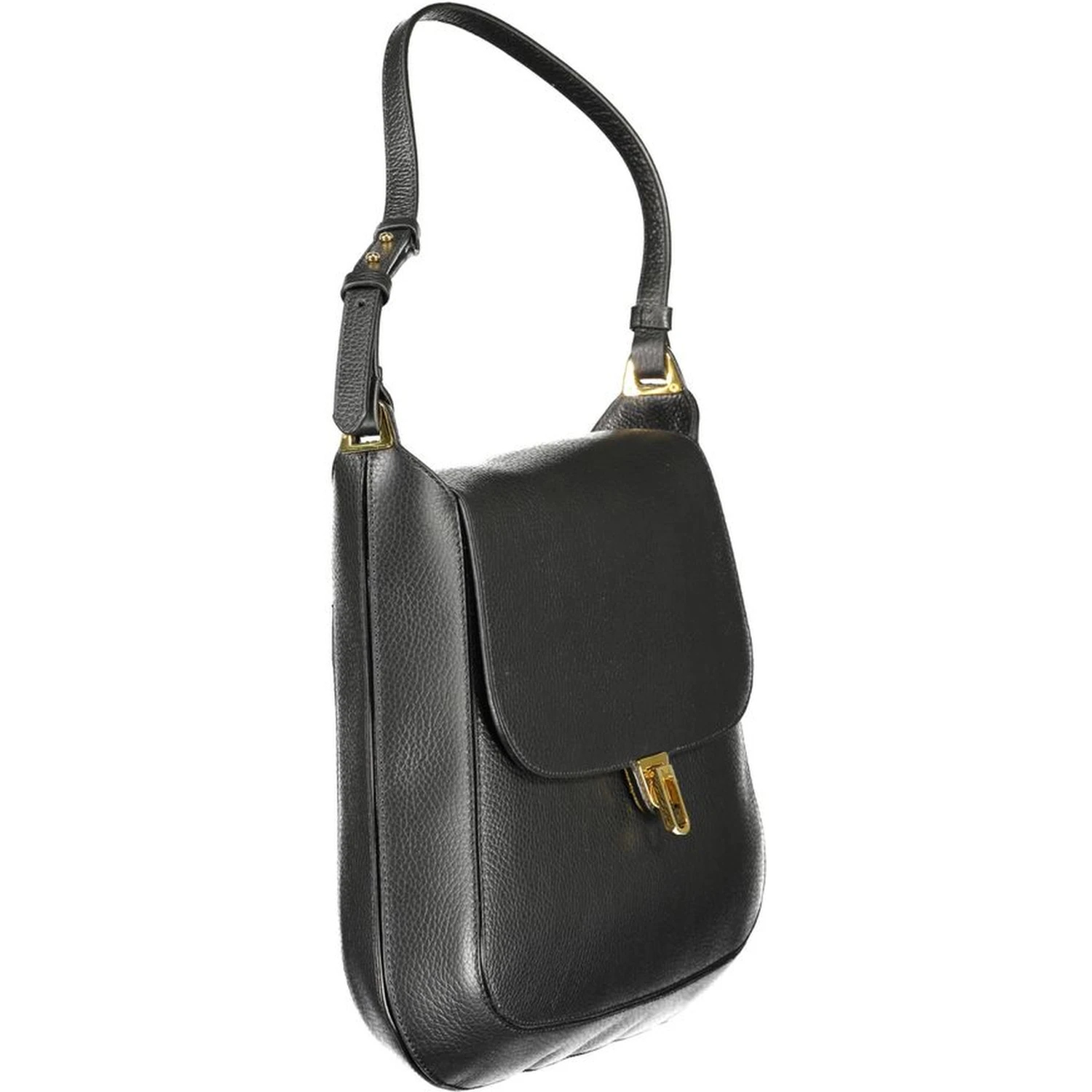 Black Leather Women Handbag