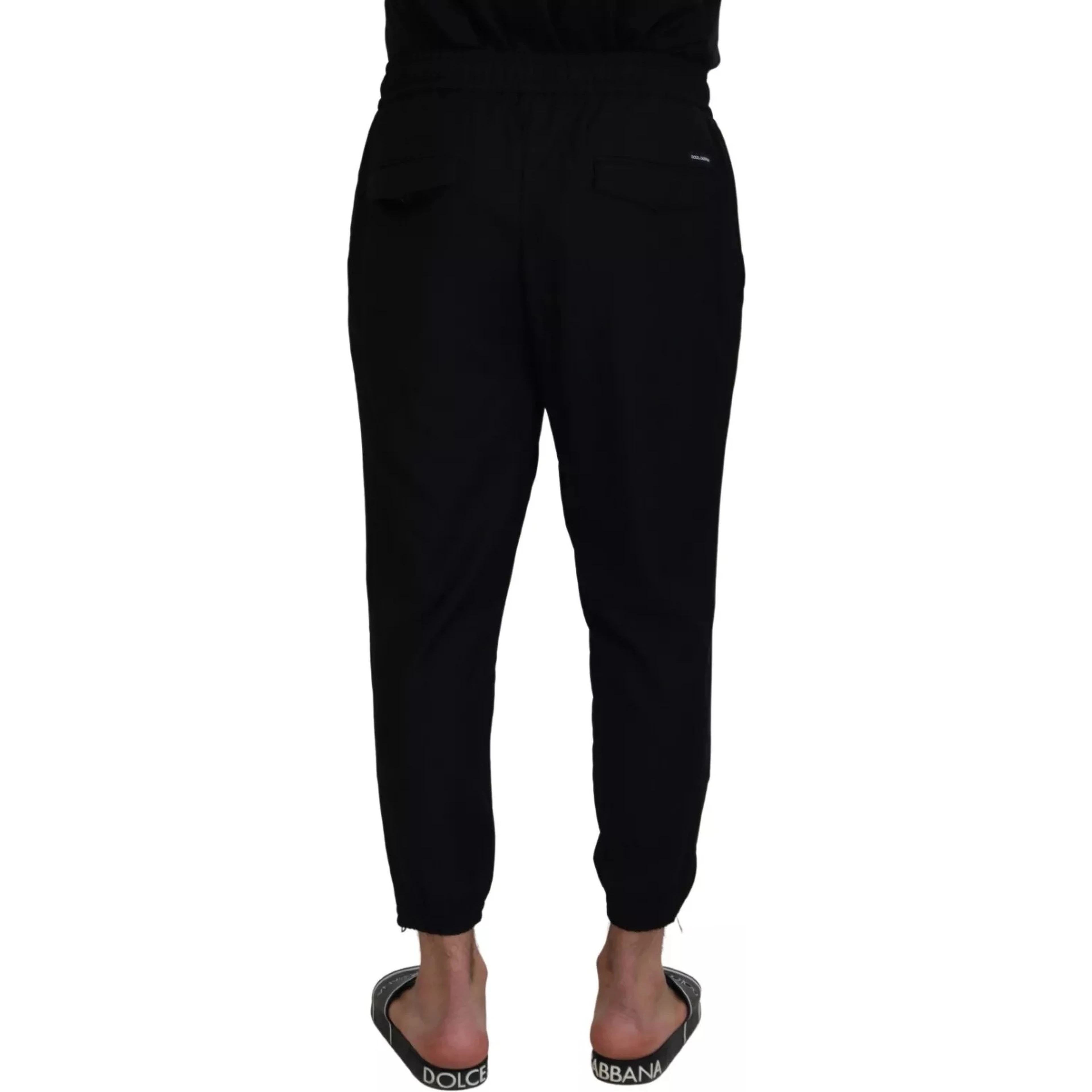 Black Jogger Wool Jogging Trouser