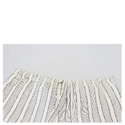White Stripes Silk Lounge Trouser Pants