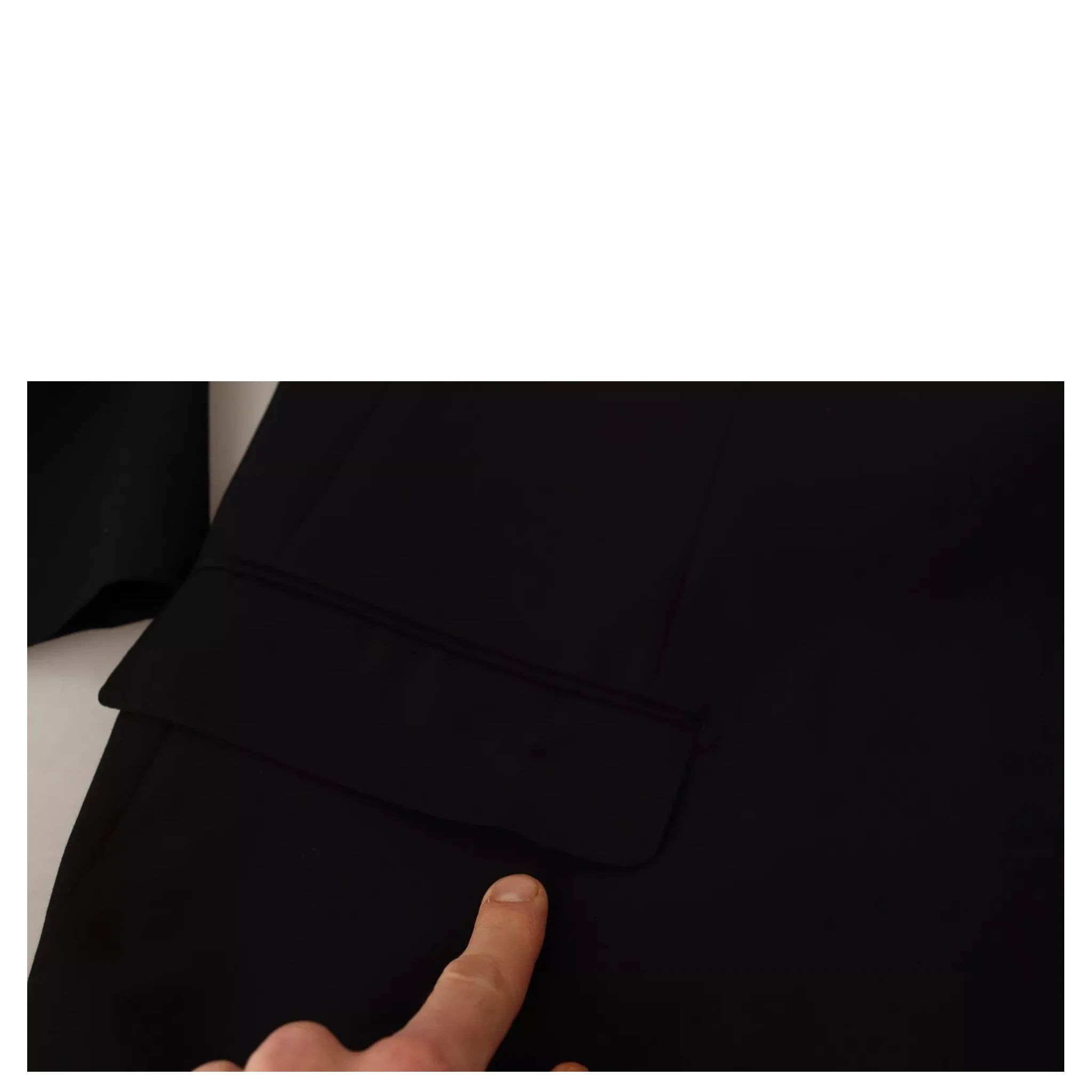 Blue Polyester Single Breasted Formal 2 Piece Suit