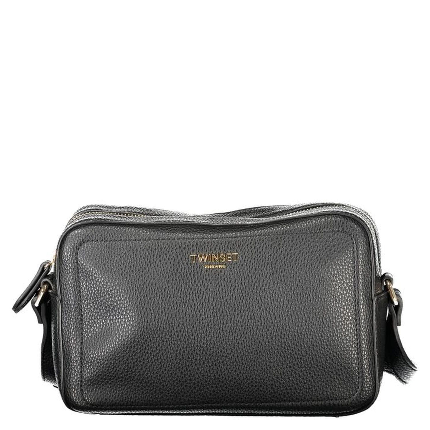 Black Polyethylene Women Handbag