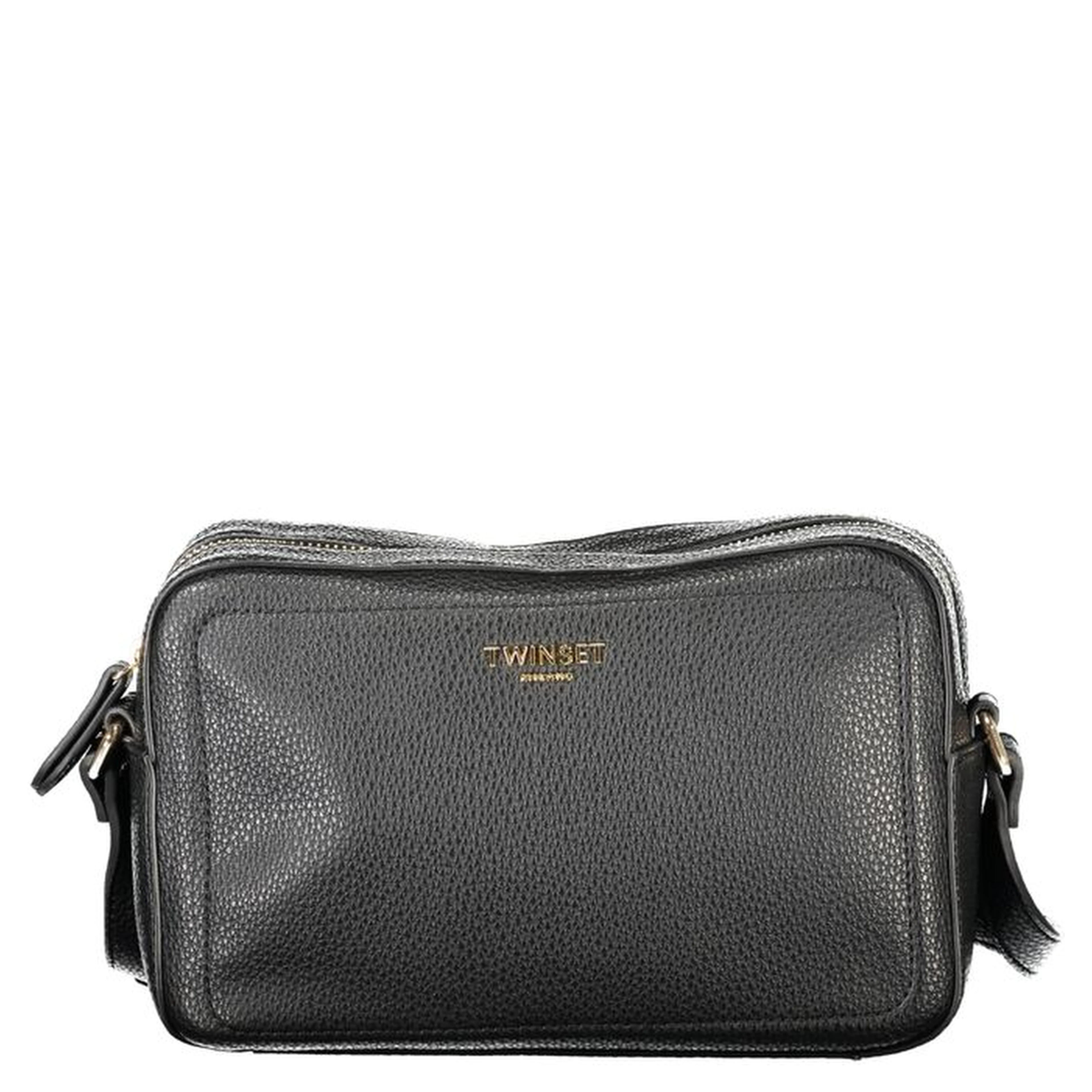 Black Polyethylene Women Handbag