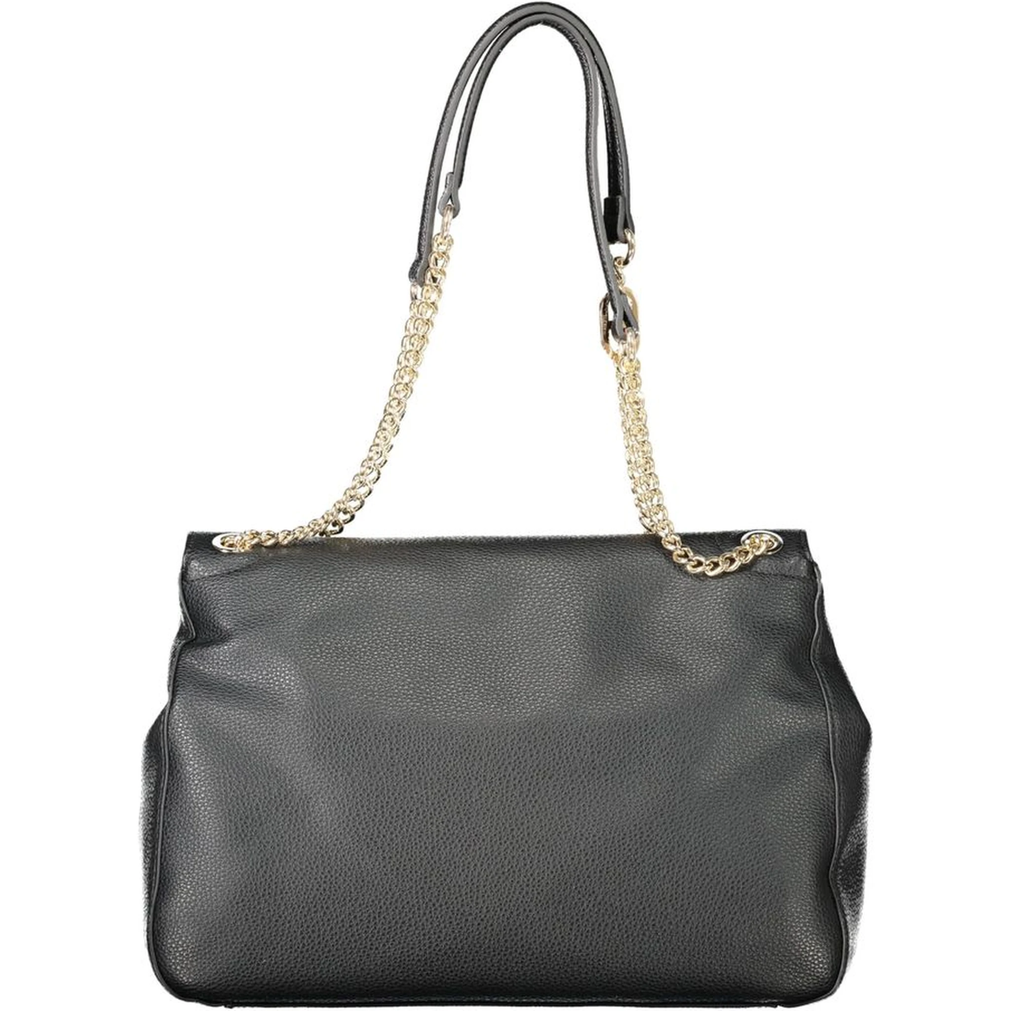 Black Polyethylene Women Handbag