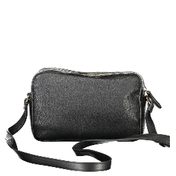 Black Polyethylene Women Handbag