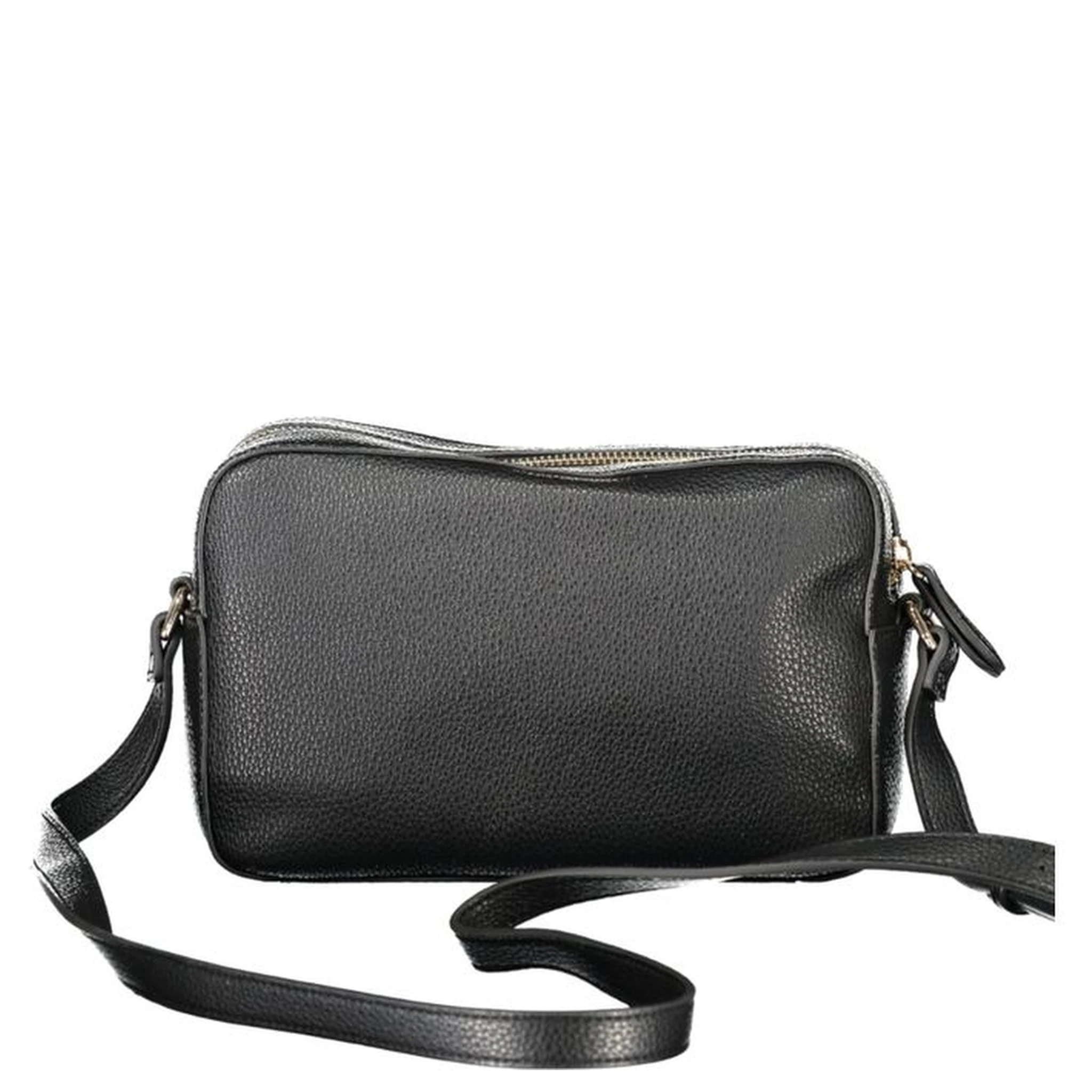 Black Polyethylene Women Handbag