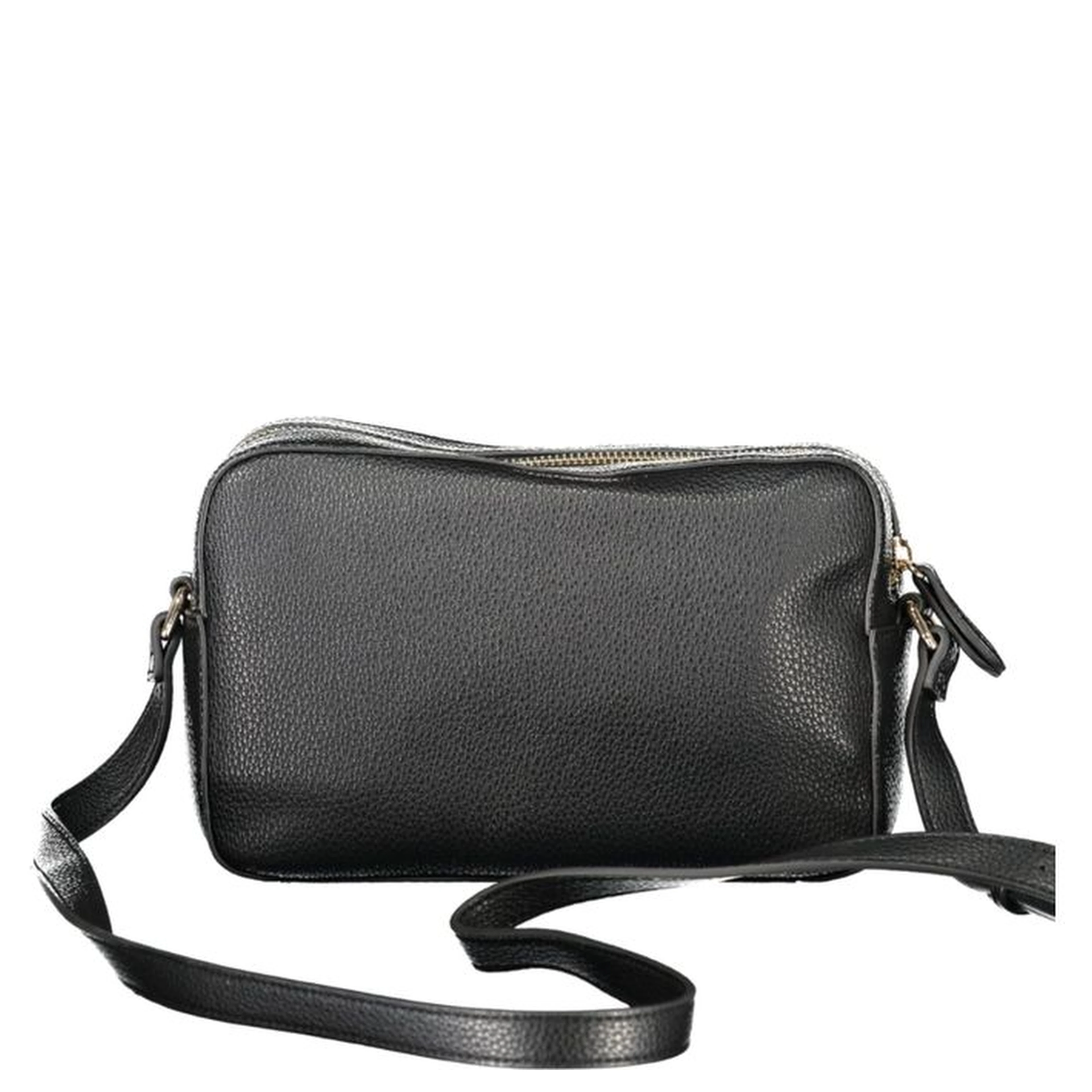 Black Polyethylene Women Handbag