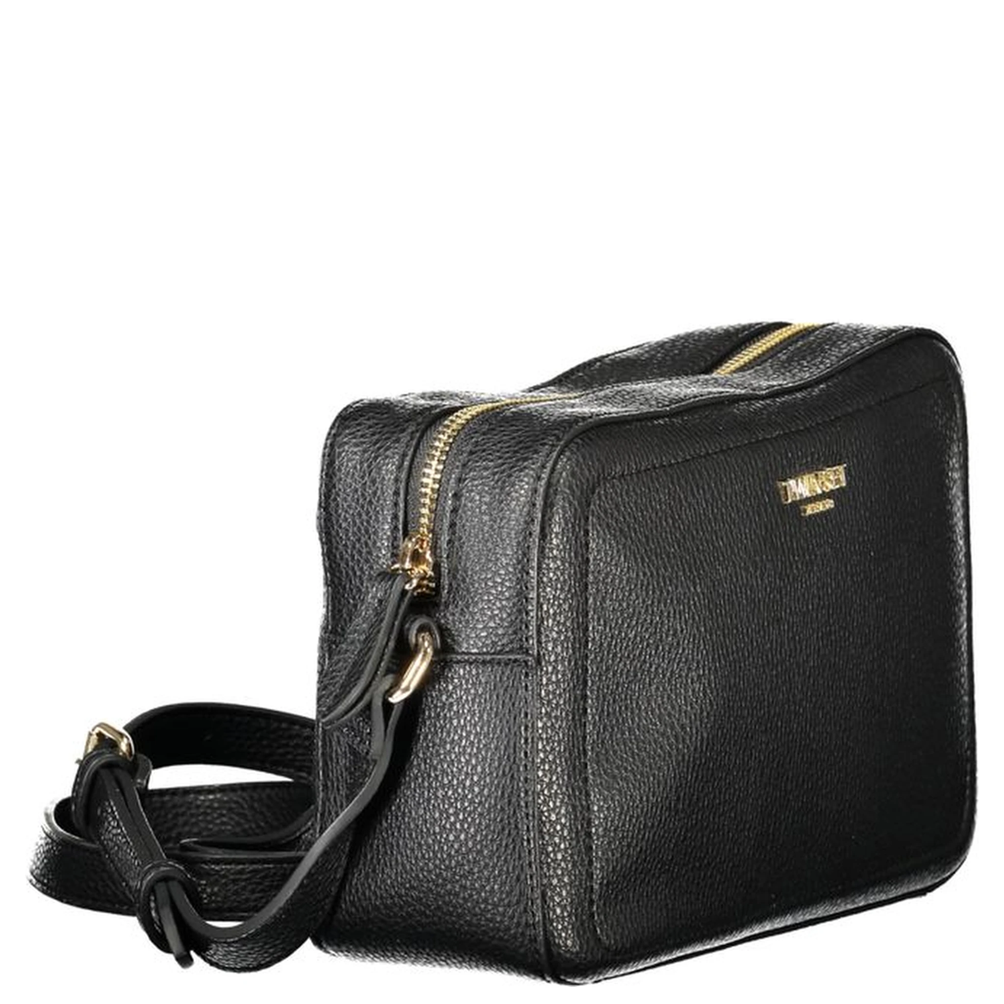 Black Polyethylene Women Handbag