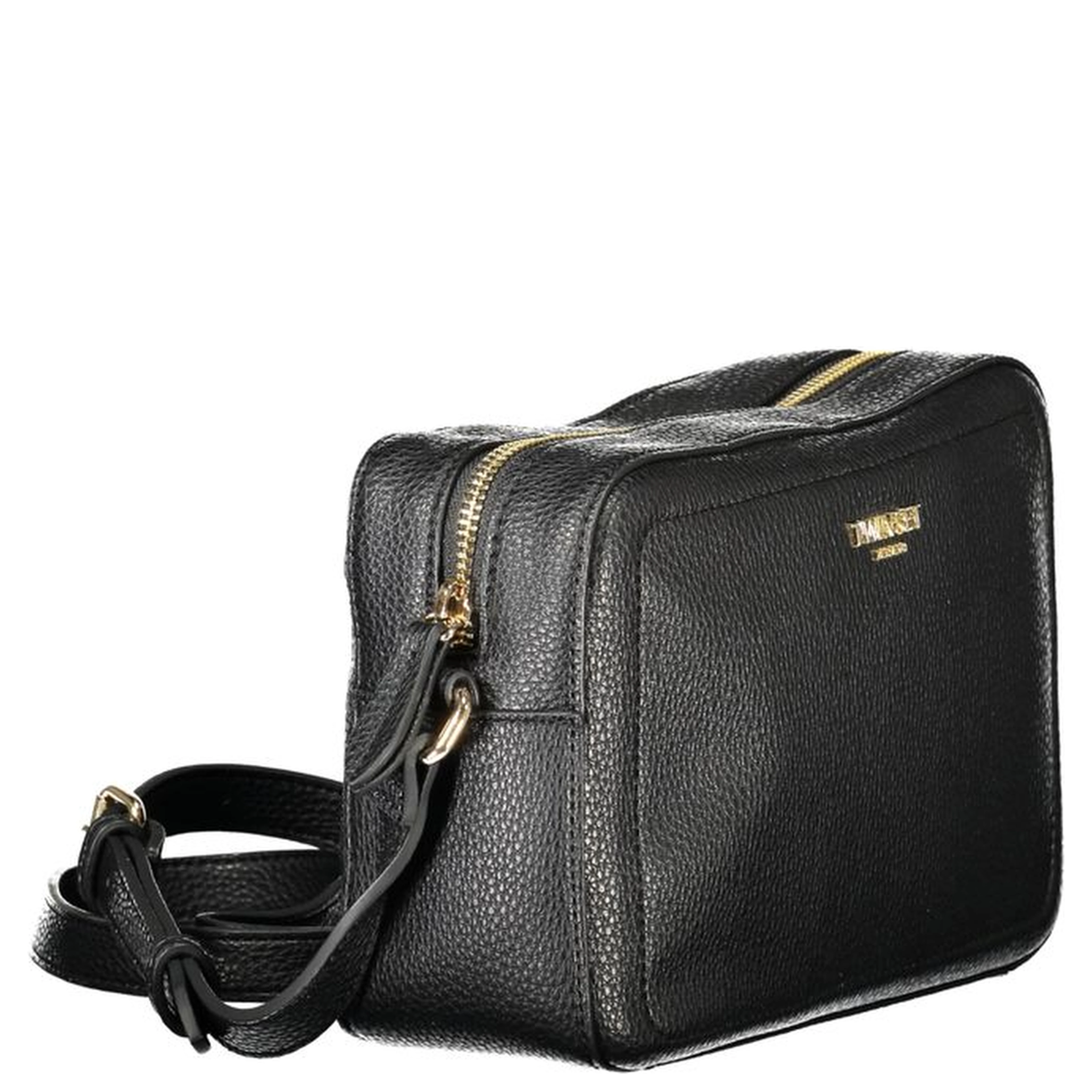 Black Polyethylene Women Handbag