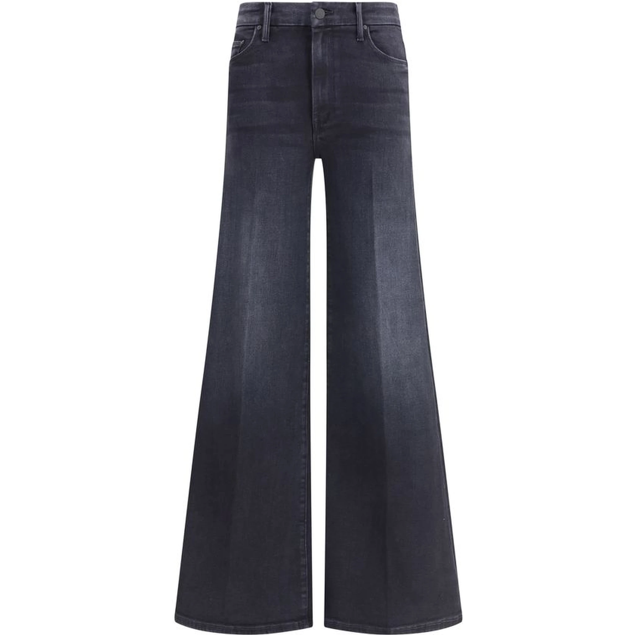 بنطلون جينز أسود من القطن