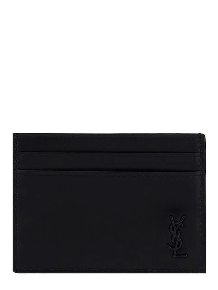 Black Calf Leather Bos Taurus Wallet