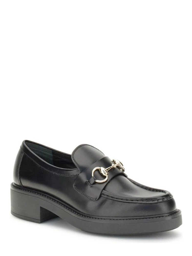 Black Calf Leather Bos Taurus Slip-On Loafers alternative
