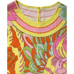 Multicolor Floral Roundneck Sleeveless Top