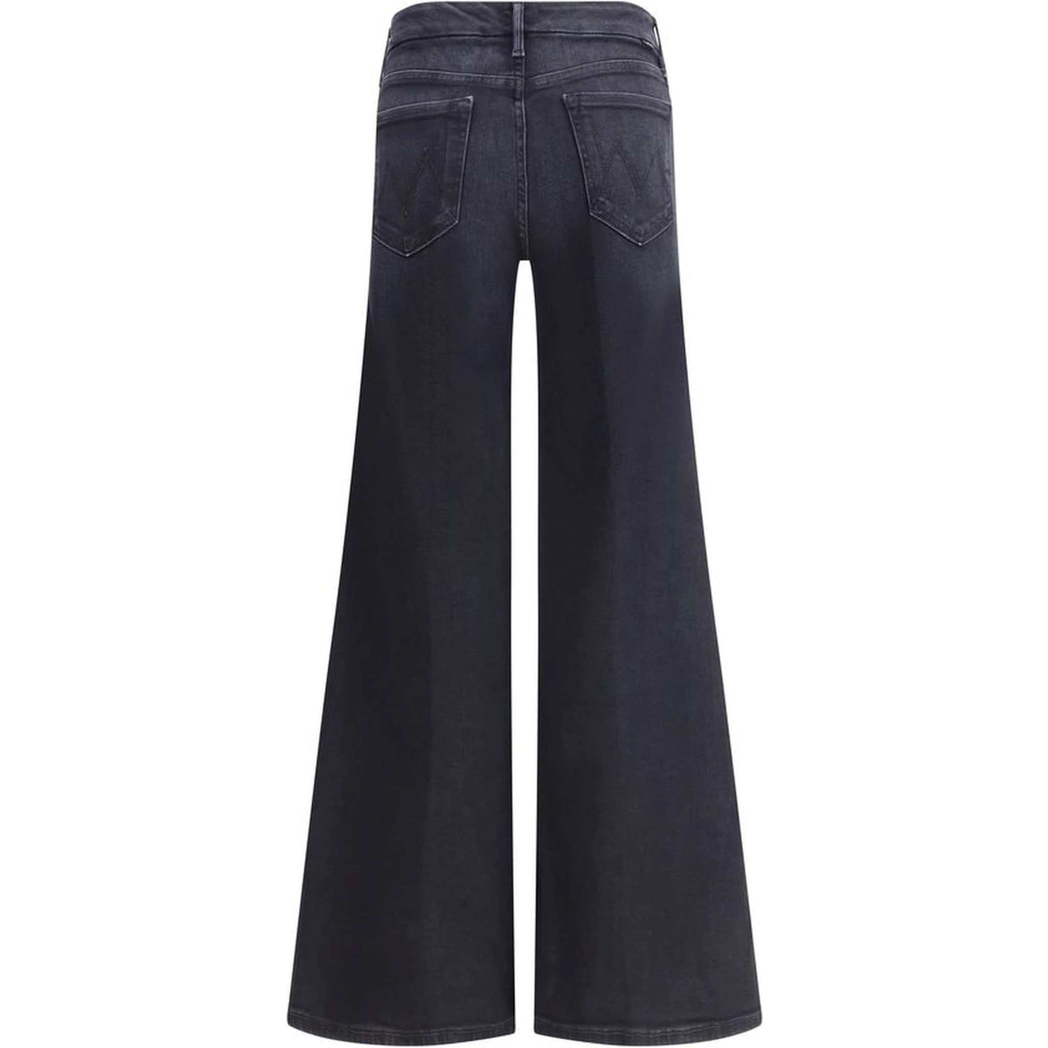 بنطلون جينز أسود من القطن