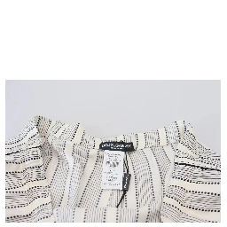 White Stripes Silk Lounge Trouser Pants