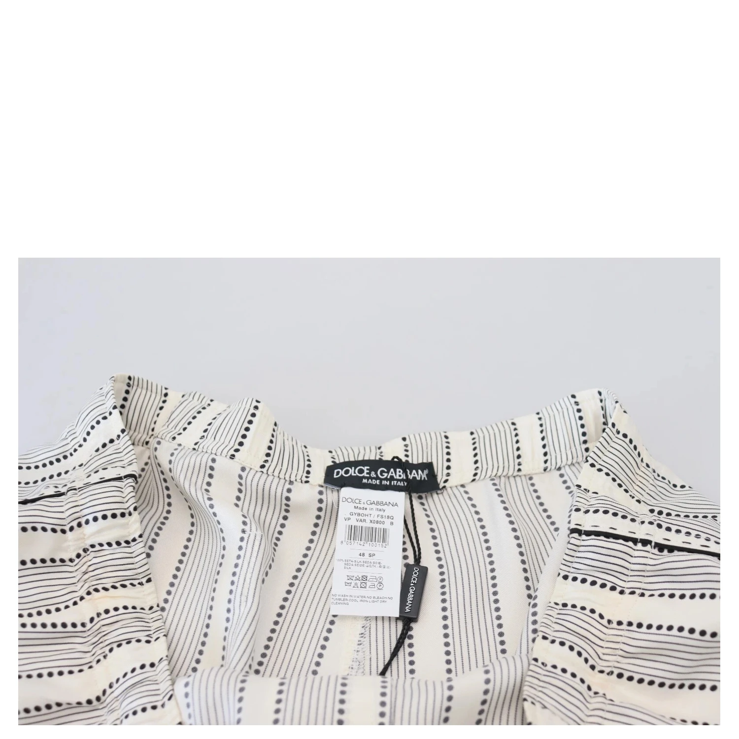 White Stripes Silk Lounge Trouser Pants
