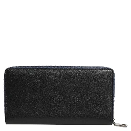 Black Blue Exotic Leather Men Continental Clutch Wallet