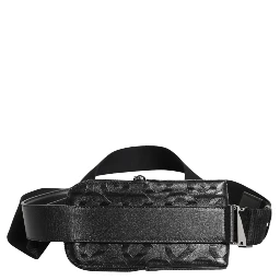 Gray DG Logo Mania Purse Phone Belt Waist Men Borse Bag