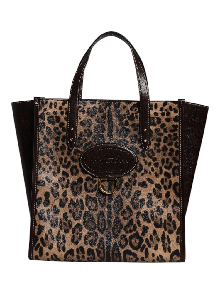Multicolor Leopard Shopping Tote Shoulder WomenBorse Bag alternative