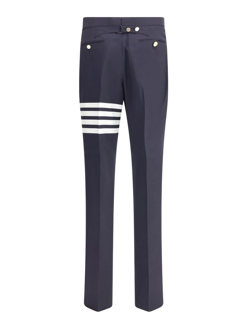 Blue Wool Dress Pants
