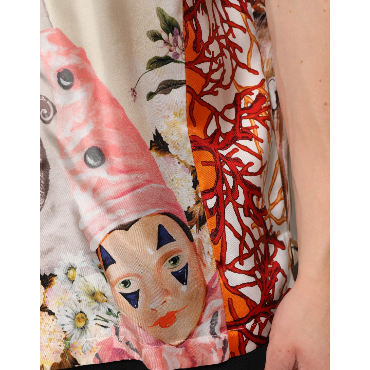 Multicolor Shell Print Hawaii Casual Shirt