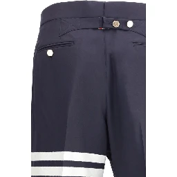 Blue Wool Dress Pants