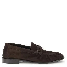 Brown Calf Leather Bos Taurus Slip-On Loafers