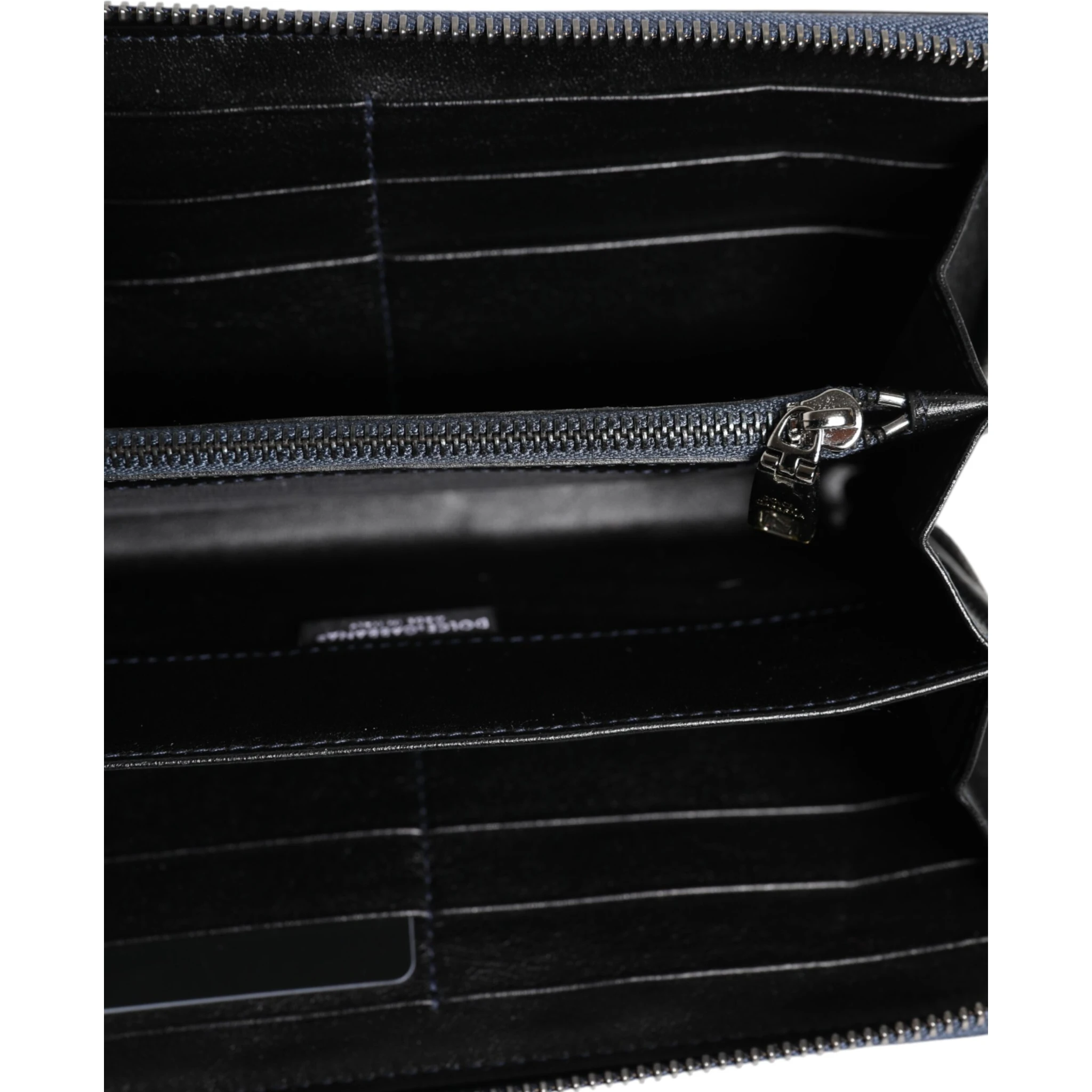 Black Blue Exotic Leather Men Continental Clutch Wallet