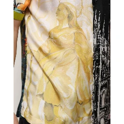 Multicolor Printed Button Down Casual Shirt