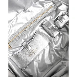 Silver Quilted Filled Crossbody Shoulder Bag SICILY Bag