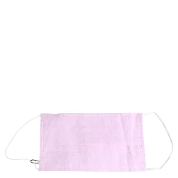 Pink Cotton Logo Elastic Ear Strap Face Mask