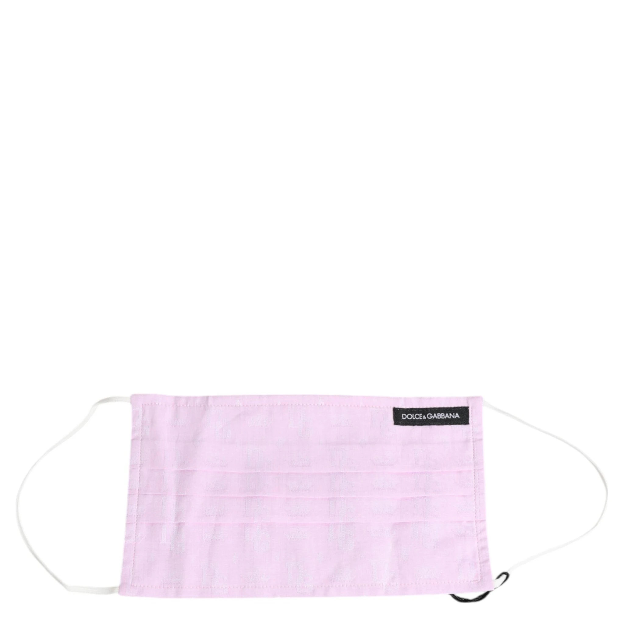 Pink Cotton Logo Elastic Ear Strap Face Mask