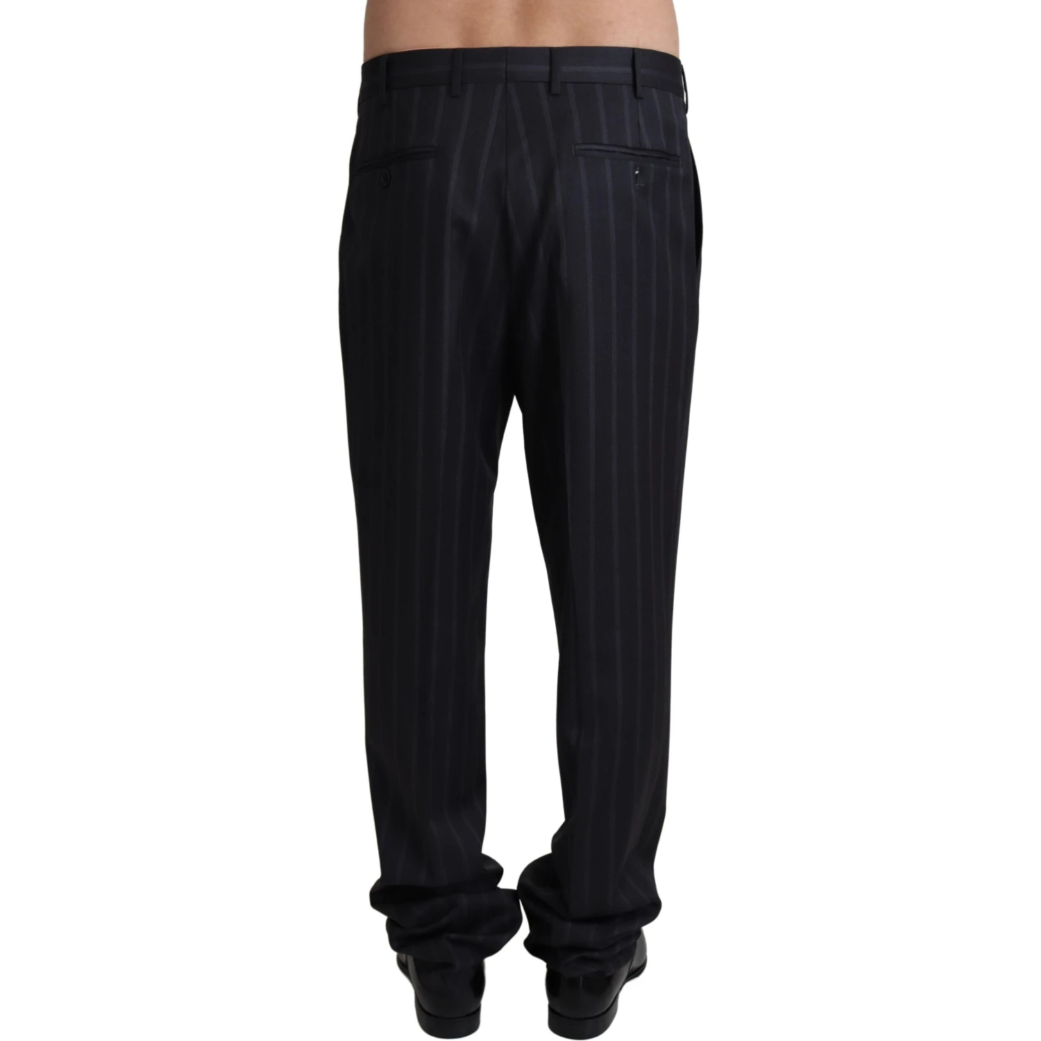 Gray Wool Blend Formal Trousers Pants