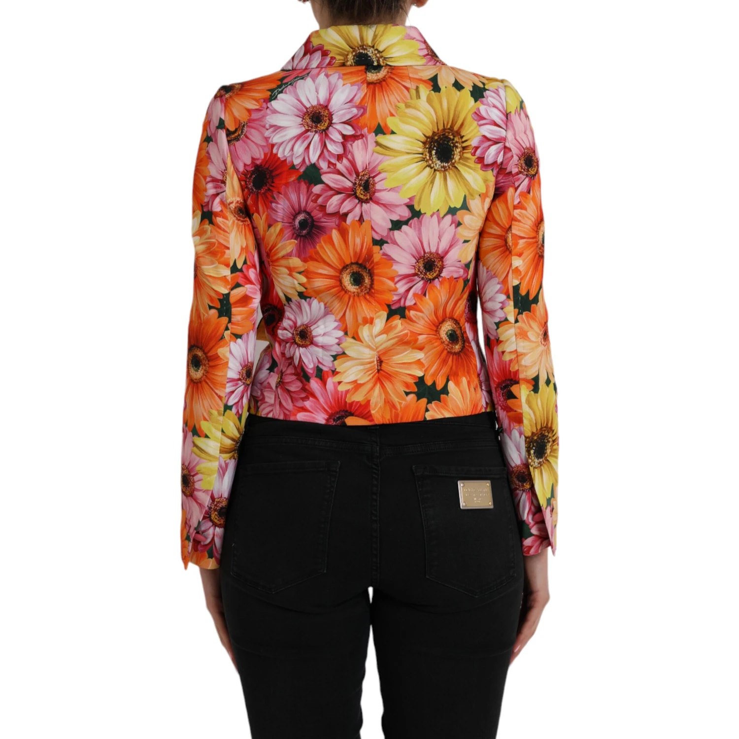 Multicolor Daisy Print Floral Fantasy Jacket