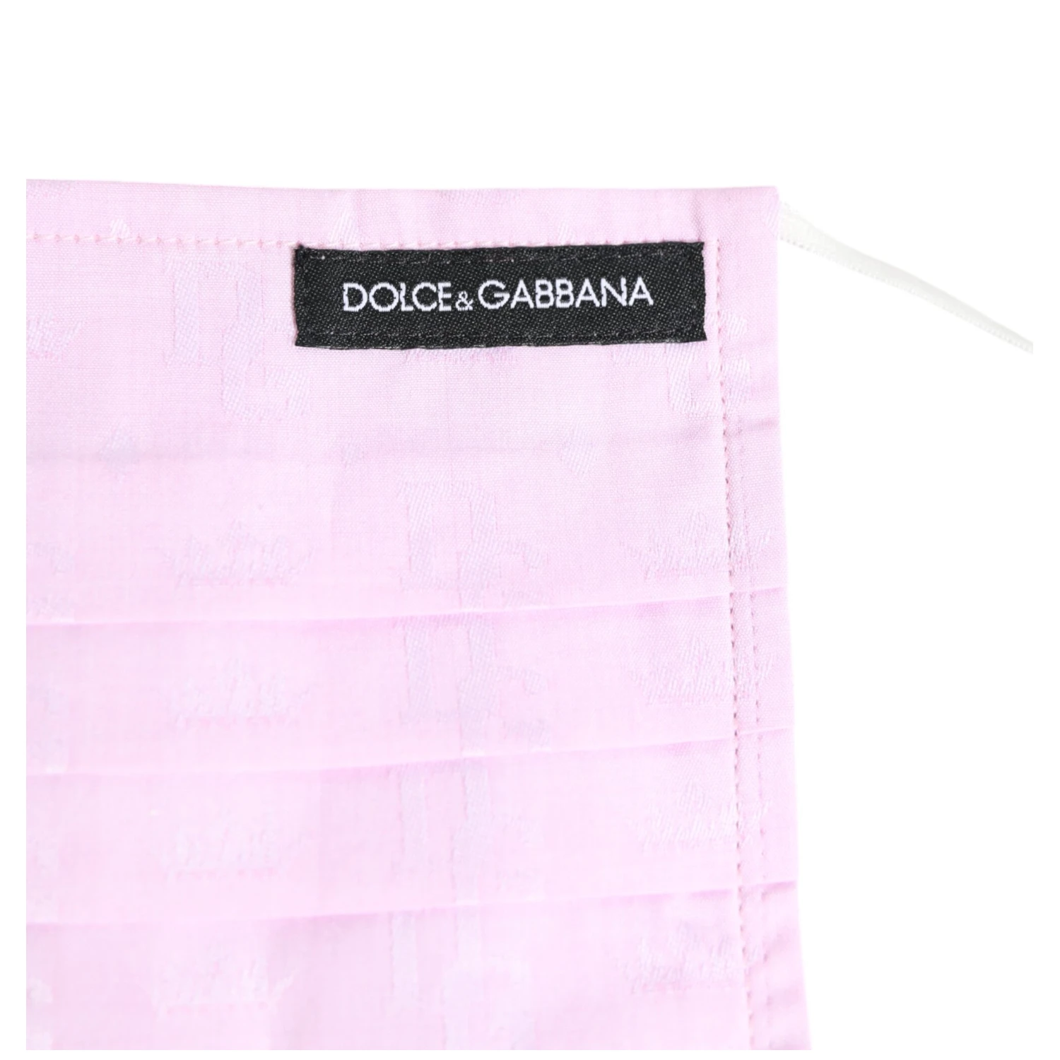 Pink Cotton Logo Elastic Ear Strap Face Mask