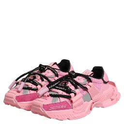 Pink Low Top Space Women Sneakers Shoes