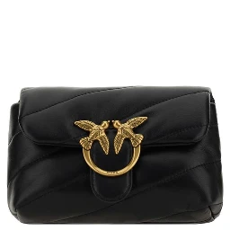 Black Calf Leather Bos Taurus Shoulder Bag