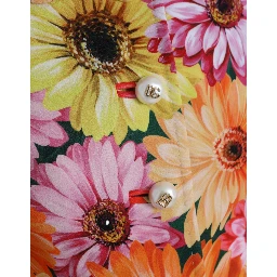 Multicolor Daisy Print Floral Fantasy Jacket