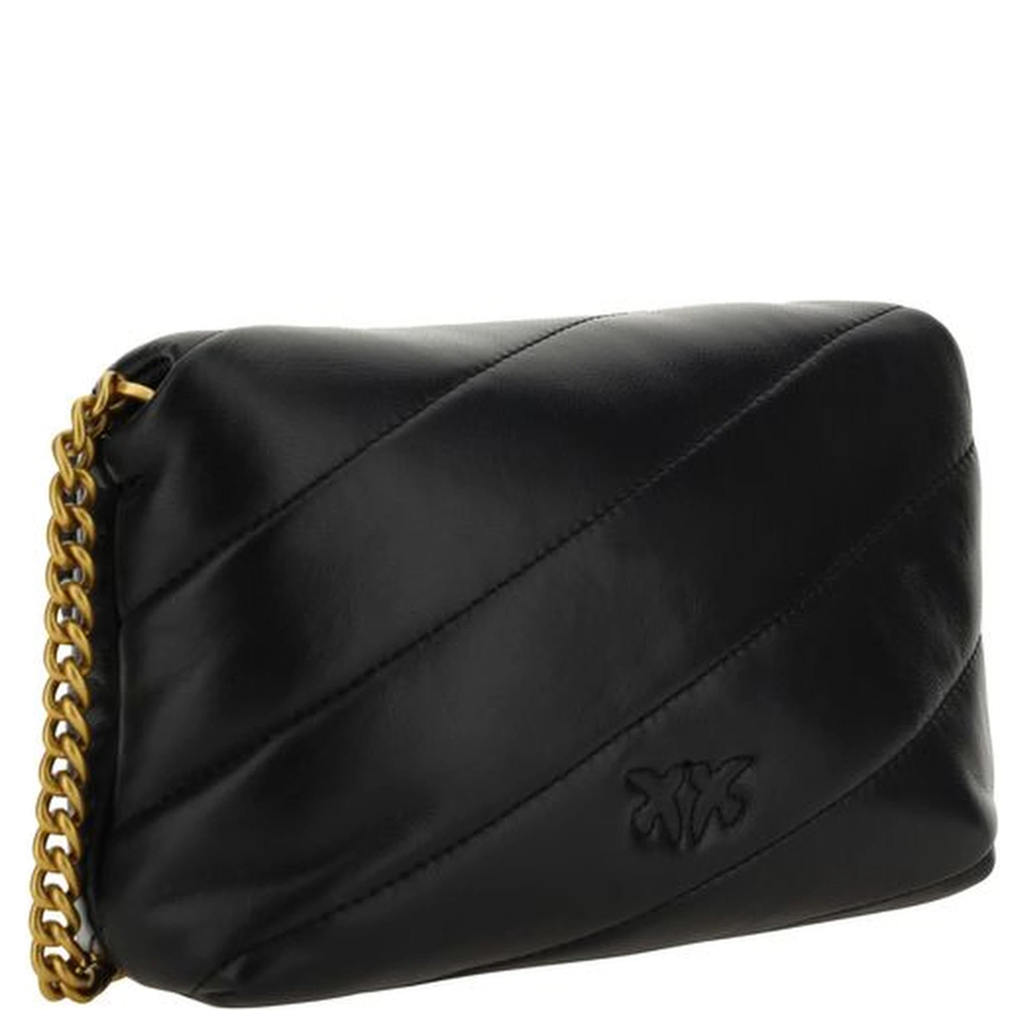 Black Calf Leather Bos Taurus Shoulder Bag