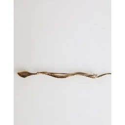 Gold Brass Red Crystal Spilla Serpente Mens Brooch Pin