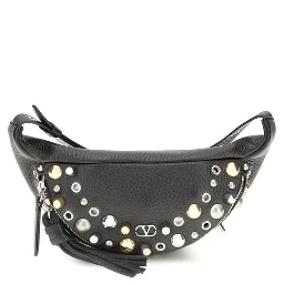 Black Calf Leather Bos Taurus Shoulder Bag