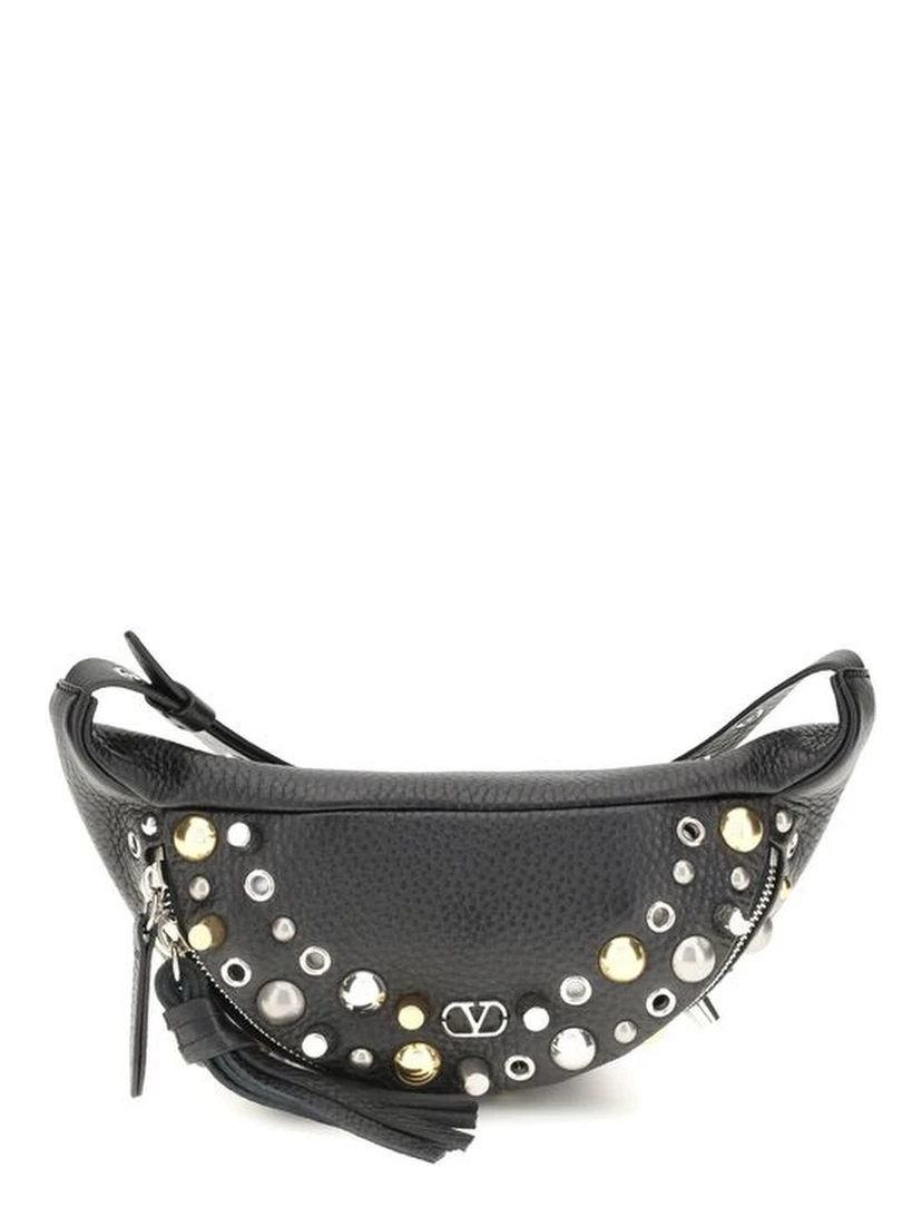 Black Calf Leather Bos Taurus Shoulder Bag