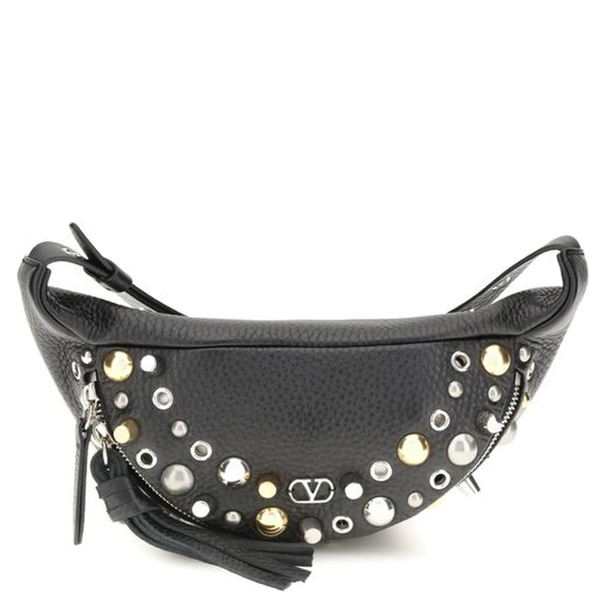 Black Calf Leather Bos Taurus Shoulder Bag