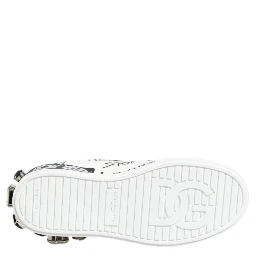 White Portofino Crystal Sneakers  Shoes