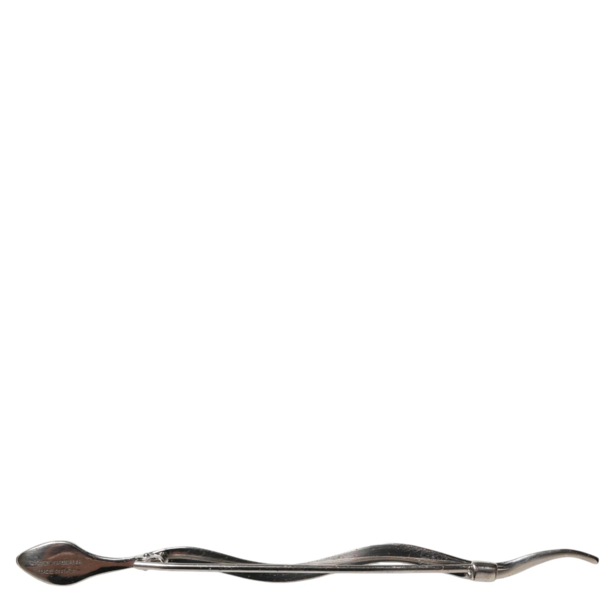 Silver Brass Crystal Spilla Serpente Mens Brooch Pin