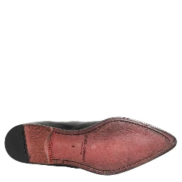 Black Chelsea Slip On Men Ankle Boots Shoes