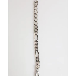 Silver Tone Brass Chain Lobster Clasp DG Logo Bracelet