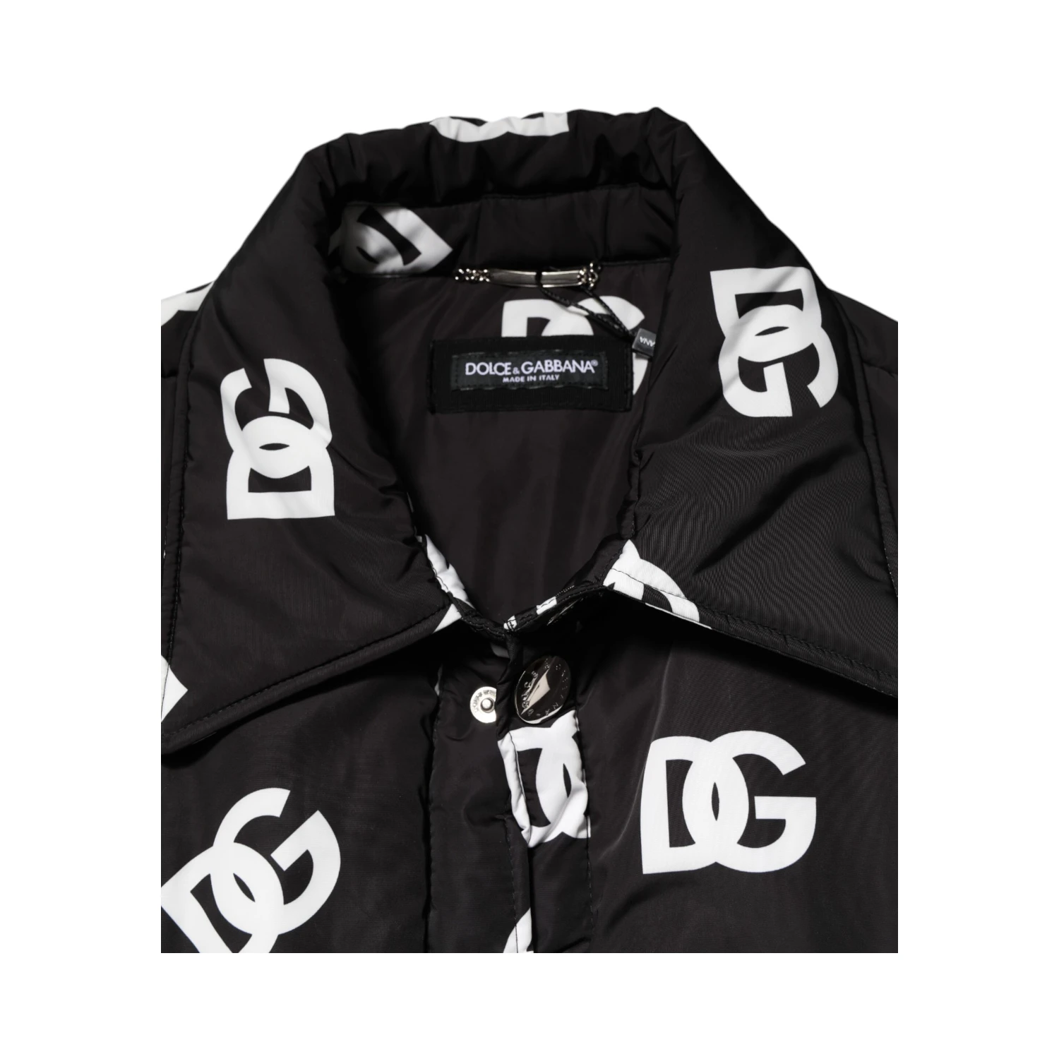 Black DG Monogram Nylon Windbreaker Jacket